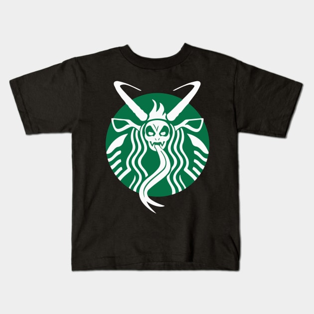 Krampuspresso Kids T-Shirt by Twogargs